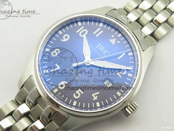 MIROTIME 0505 TimelessDesign Mark XVIII IW327016 Le Petit Prince MKS 1:1 Best Edition Blue Dial On SS Bracelet MIYOTA 9015 V 7206
